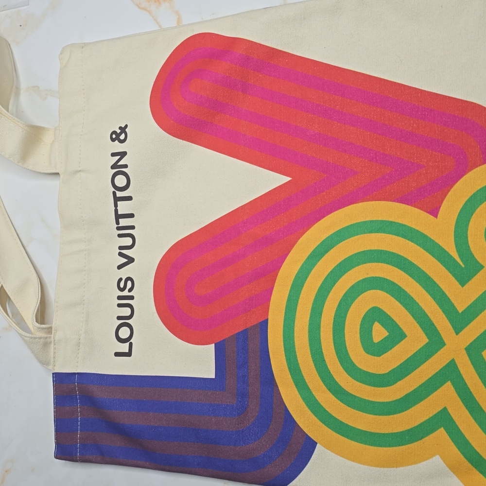 Louis Vuitton Novelty Canvas Eco Tote Bag, limited-edition 2022
